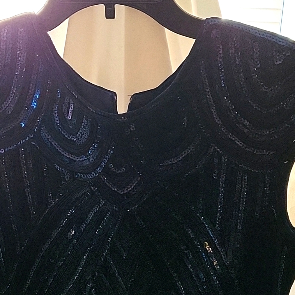 Beautiful evening sequence dress.